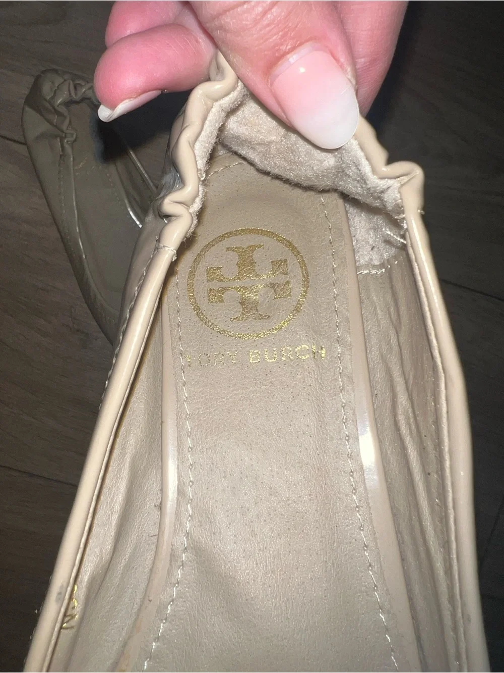 Tory Burch Minnie Ballet flats in Beige